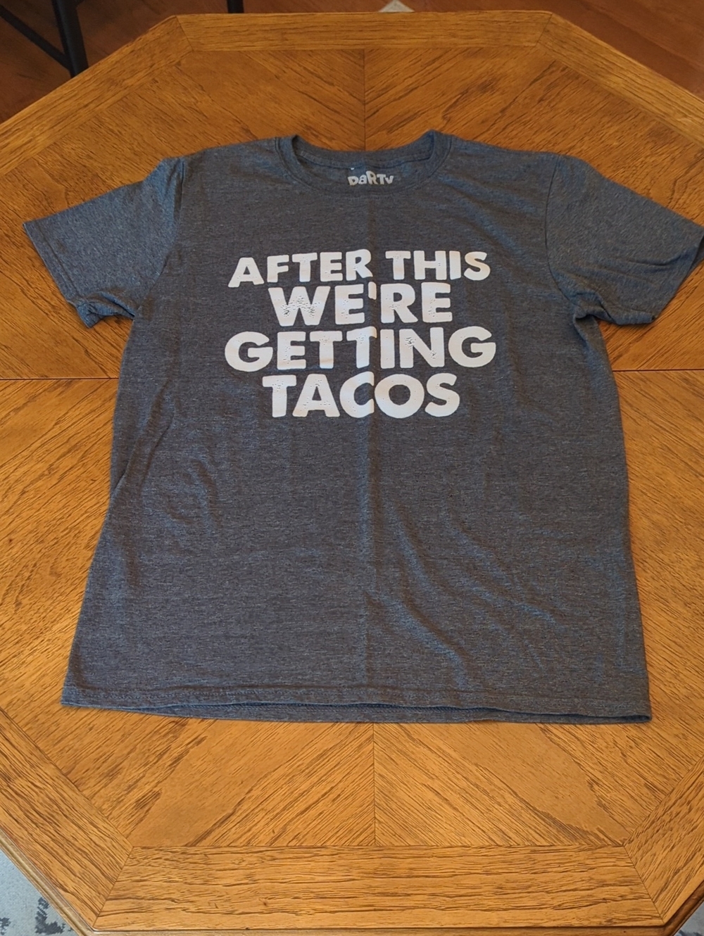 'After This We're Getting Tacos' Heather Gray Graphic Tee